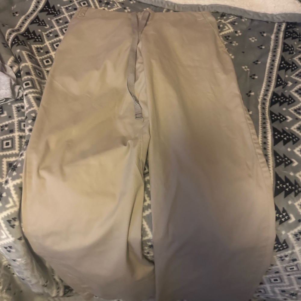 Xs petite wonderwink khaki scrub pants